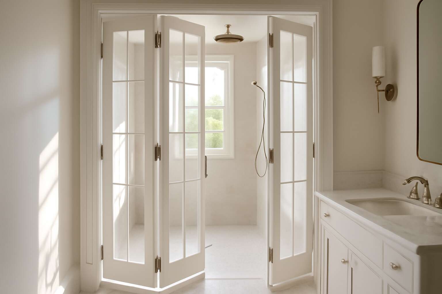 Transform Your Space with Stylish Folding Doors for Bathroom South ...