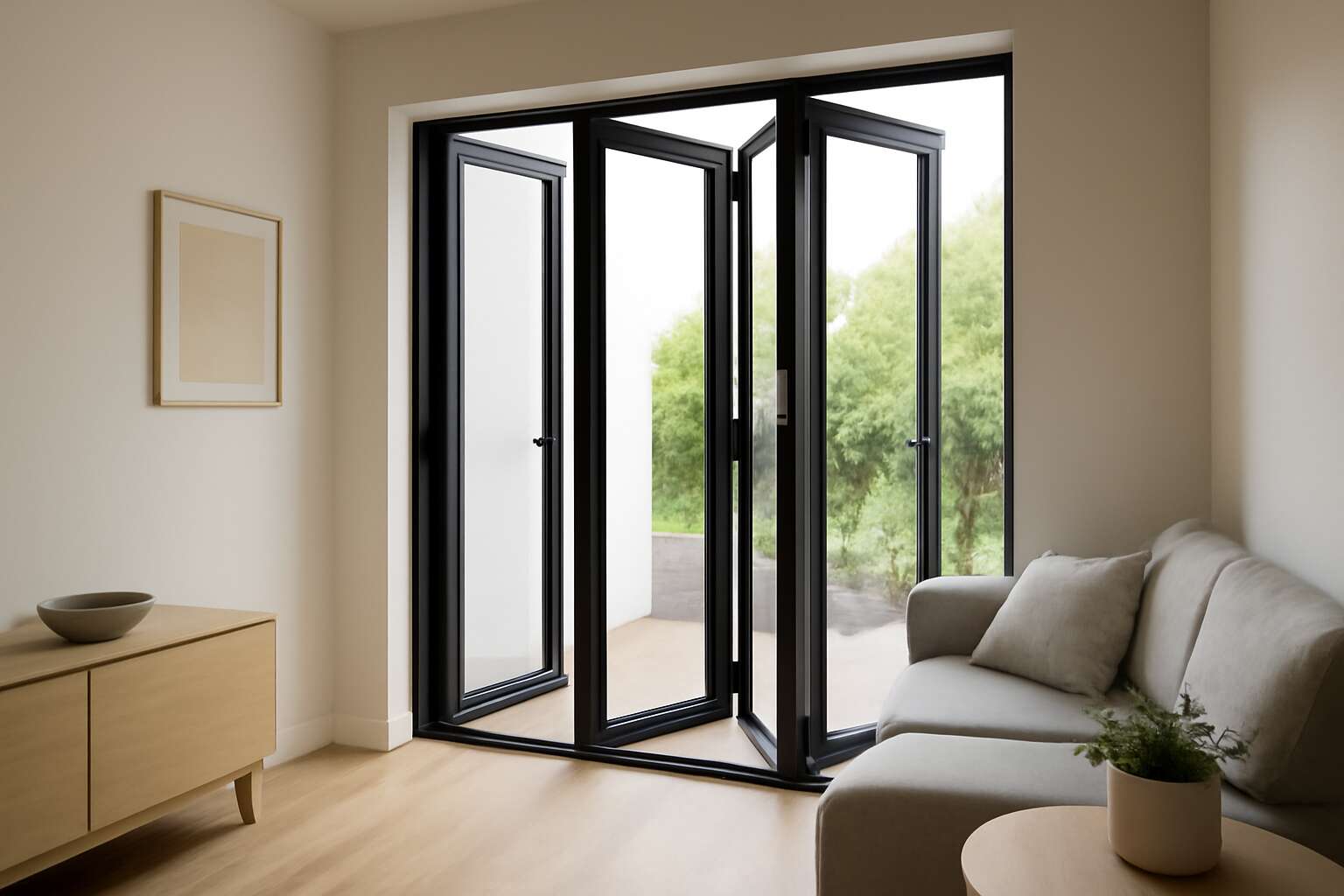 Transform Your Space with Stylish and Space-Saving Folding Doors Small ...