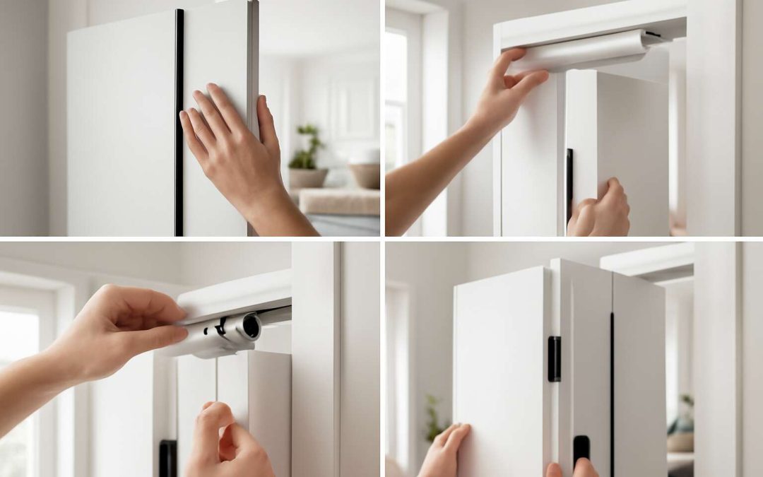 how install folding doors
