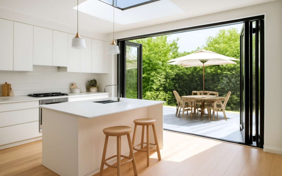 folding doors for kitchen