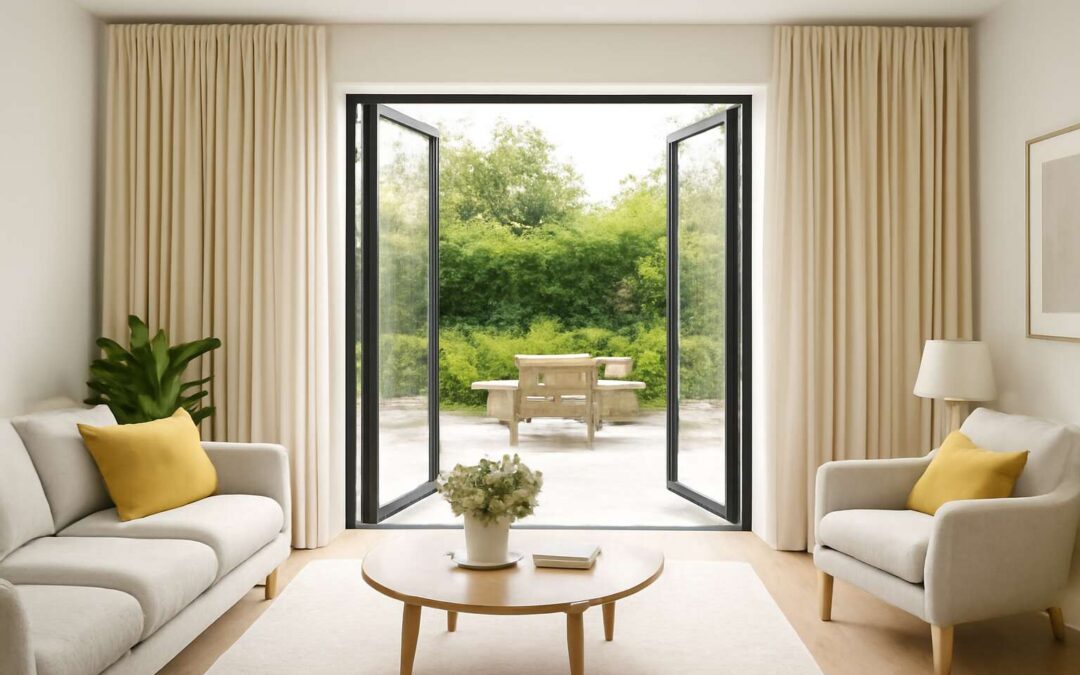 folding doors curtains