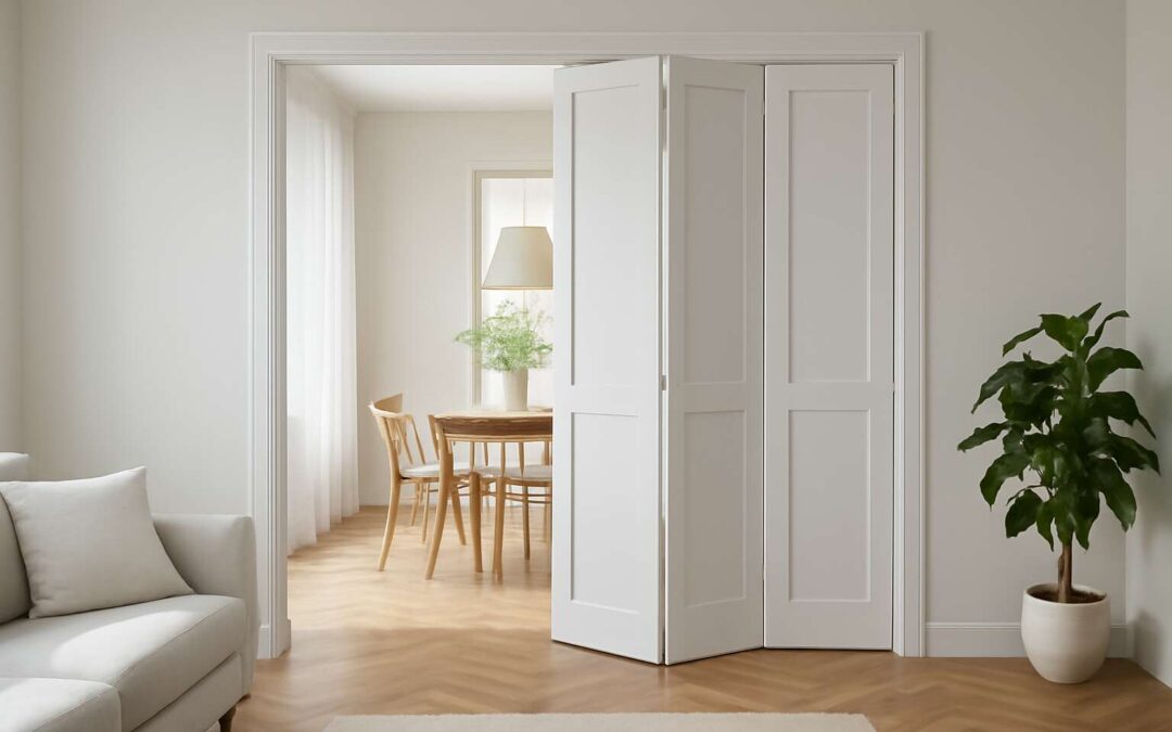 Elevate your layout with folding doors to separate rooms for flexible living and privacy.