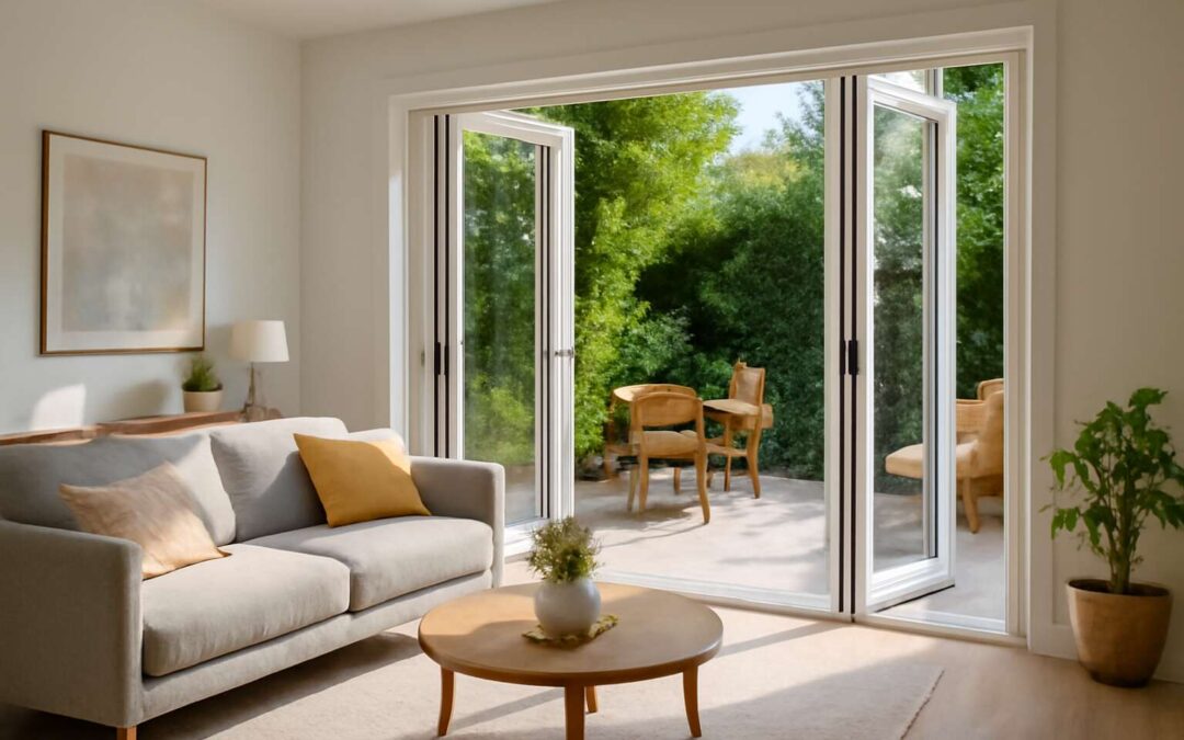 Space-Saving Charm: folding doors 32 inches for a sleek, versatile entry