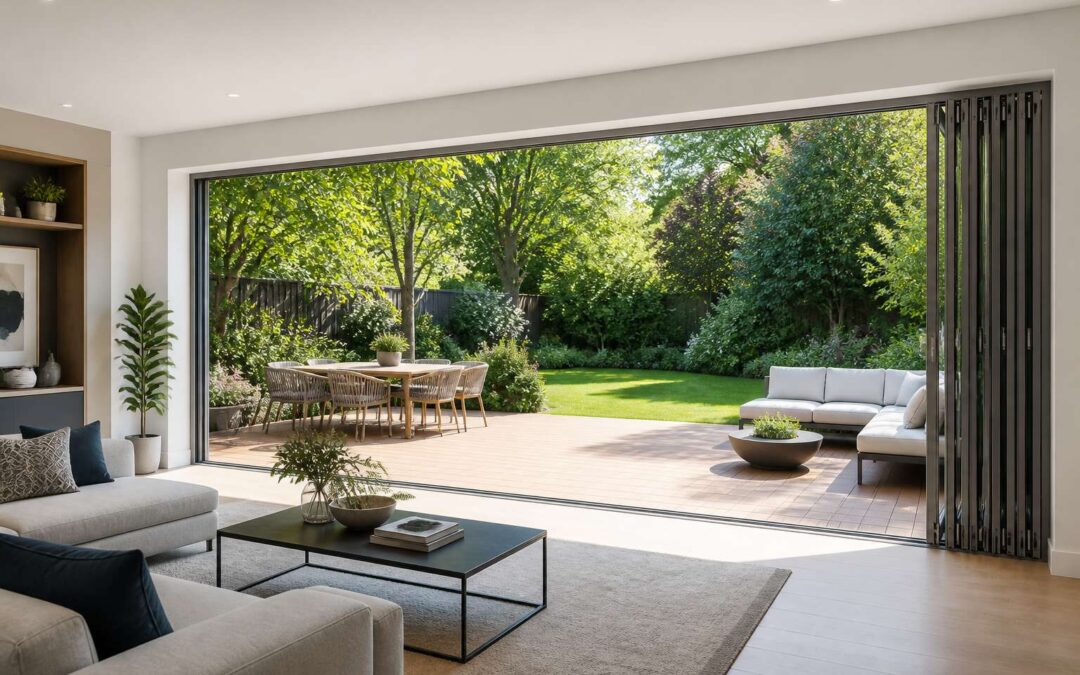Folding doors 6m, the practical solution for large openings.